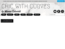 Tablet Screenshot of chicwithcurves.com